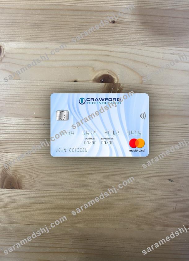 Netherlands (Holland) Crawford Technologies Bank mastercard photolook front